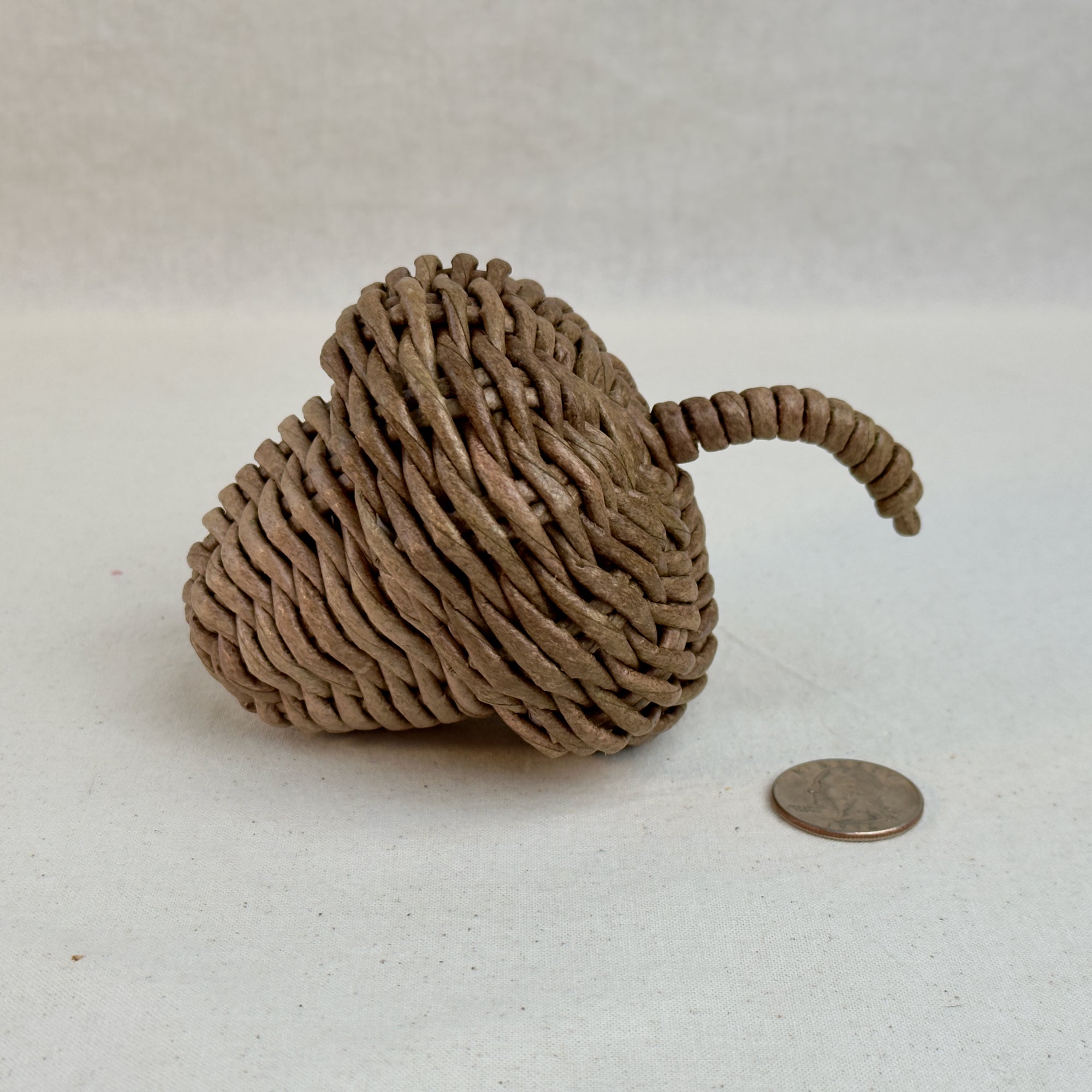 Handwoven Paper Vine Acorn Fall Decoration