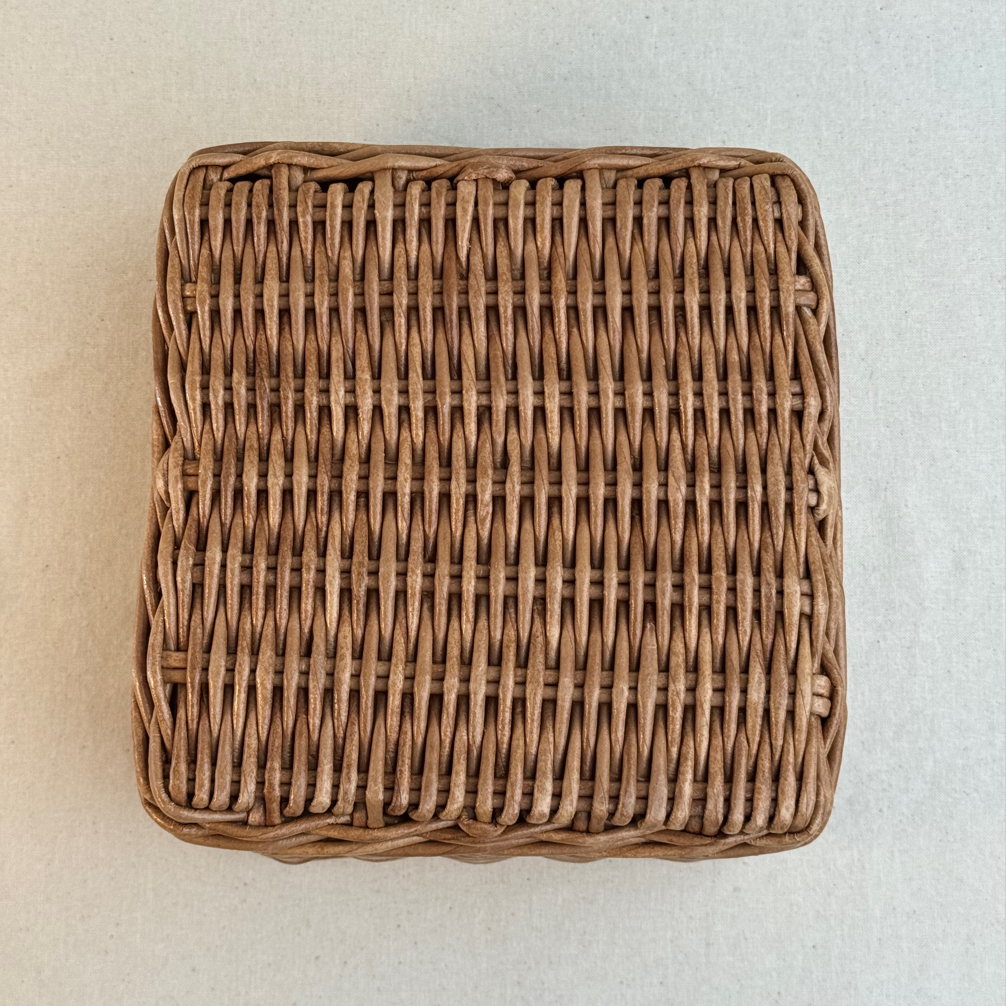Handwoven Paper Vine Tea Box