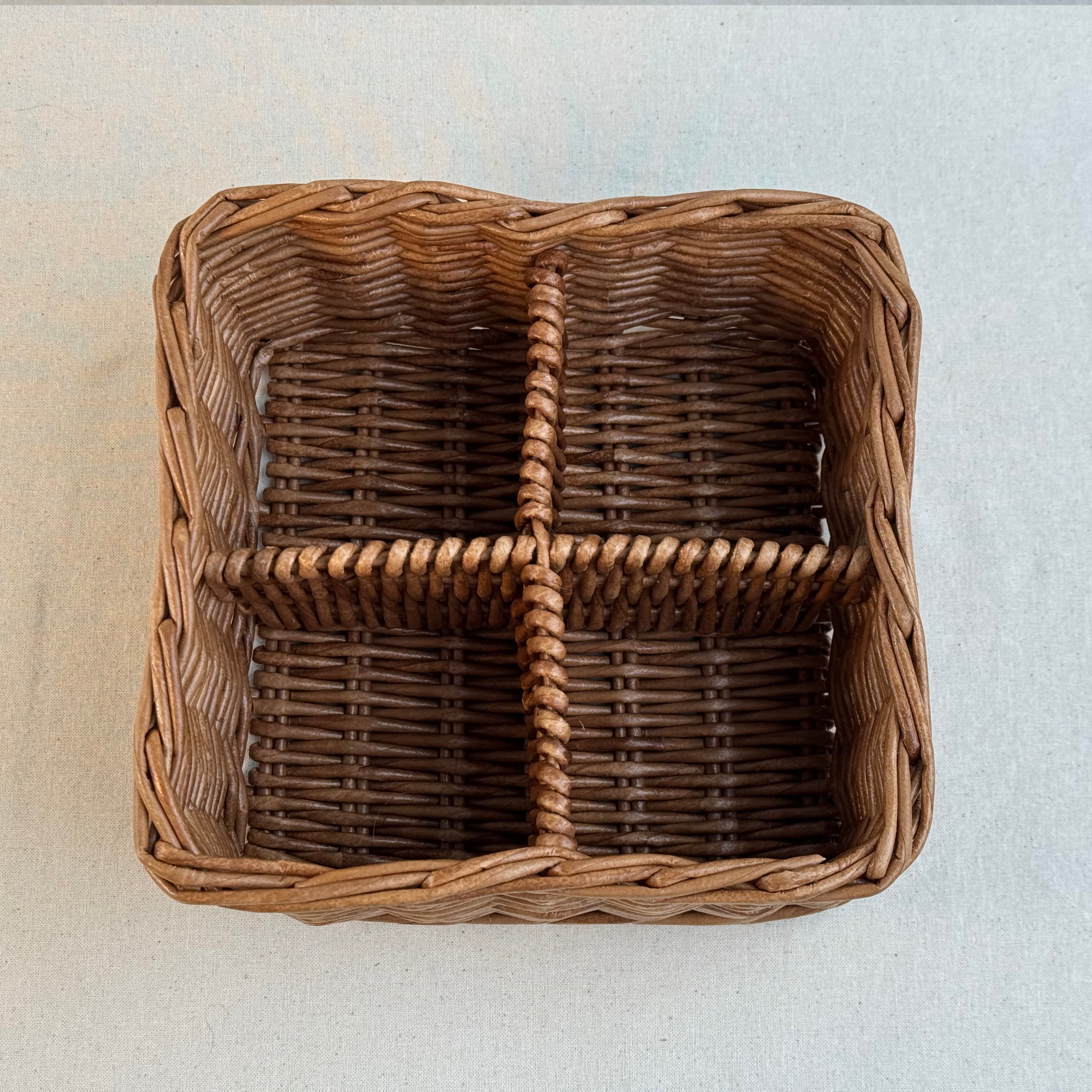 Handwoven Paper Vine Tea Box