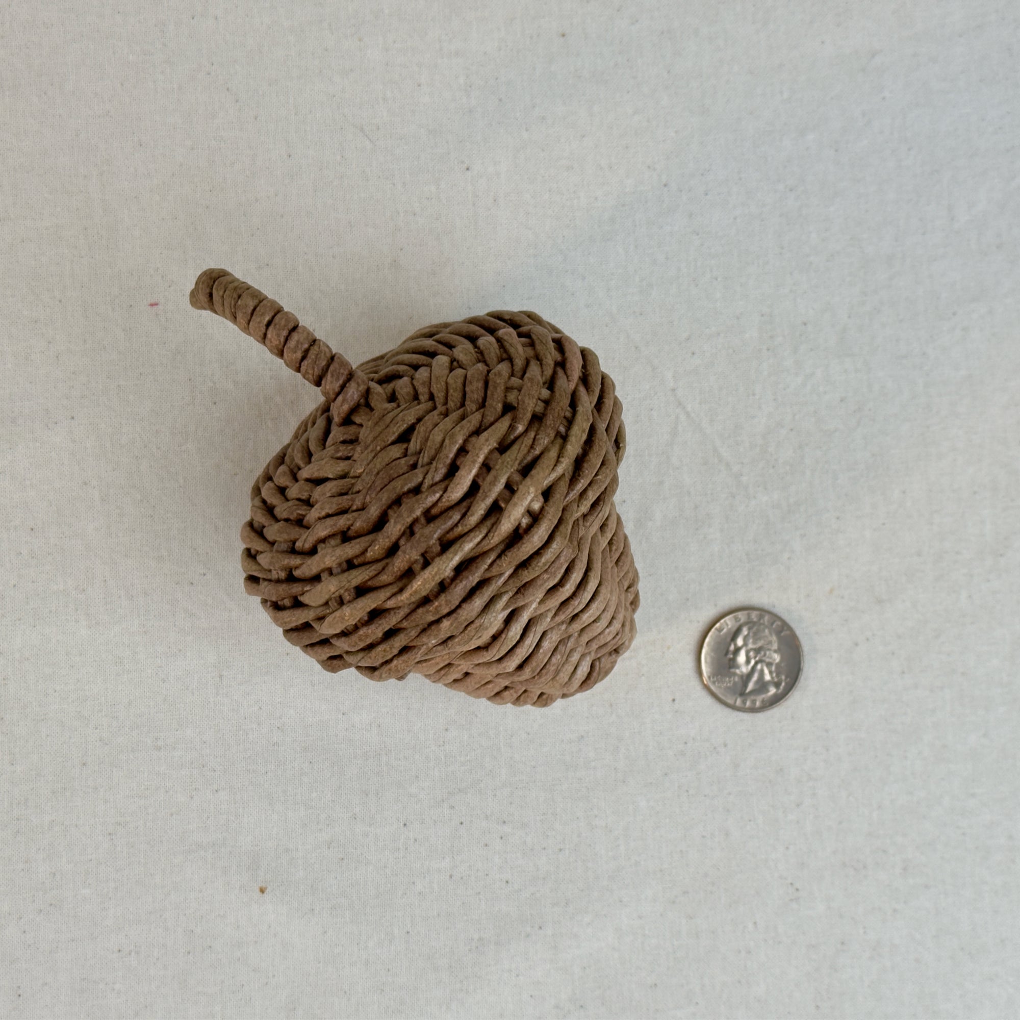 Handwoven Paper Vine Acorn Fall Decoration