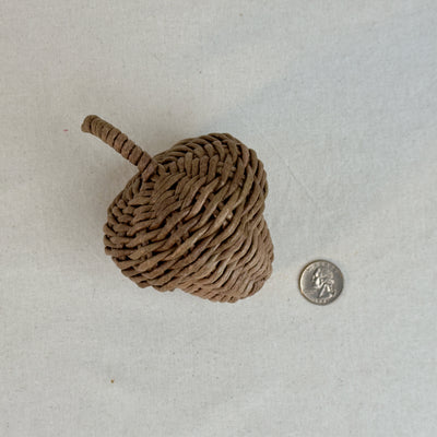 Handwoven Paper Vine Acorn Fall Decoration
